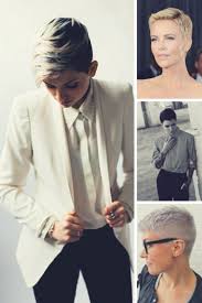 Cheveux rabattus en arrière avec dégradé sur les côtés. Coupe Courte Femme 2018 En 50 Coupes Courtes Feminines Et Glamour