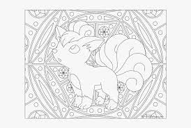 Visit our page for more coloring! 037 Vulpix Pokemon Coloring Page Vulpix Pokemon Coloring Pages Hd Png Download Transparent Png Image Pngitem