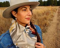 Pendleton® Bandanna Dog Collar Native American Chief Joseph Pendleton Scarf  Cotton Scarf Tribal Unique Dog Red White Bandana Filbertfashions