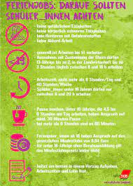 Lebensjahr noch nicht vollendet haben. Achtung Bei Ferienjobs Forum Wermelskirchen