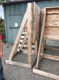 I M Going To Use 2x6 S For The Frame 5 8 Plywood Behind The Target And 2 X10 S For The Target I Ll Use Deck Throwing Knife Target Throwing Axe Knife Throwing