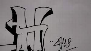 April 20, 2020 add comment. Grafiti Huruf H Youtube