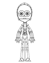 Find out your favorite coloring sheets in star wars coloring pages. C3po Coloring Page The Dig