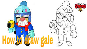 Video tutorial showing how to draw new shark leon skin from brawl stars. How To Draw Gale In Brawl Stars May 2020 Update Youtube