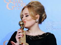 Adele wins a Best Original Song Golden Globe award for 'Skyfall'