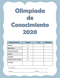 Examen Olimpiada De Conocimiento 2020 Libros De Matematicas Olimpiadas Matematicas Ejercicios Matematicas Primaria