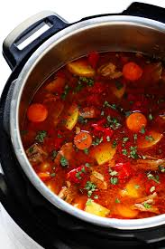Quick and easy instant pot veggie beef soup. Mexican Vegetable Beef Soup Gimme Some Oven