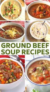 The Best Hamburger Soup Recipes Soup With Ground Beef Best Hamburger Soup Recipe Soup Recipes