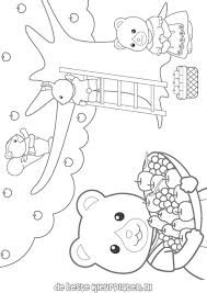 Sylvanian Families003 Printable Coloring Pages Family Coloring Pages Family Coloring Colouring Pages