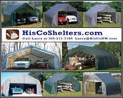 Sun Wind And Snow Safe Shelter Logic Portable 2 Car Garage It Definitely Is Economical Tough And 100 Usa Ma Portable Garage Cool Garages Portable Carport