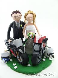 Tortenfiguren Brautpaar Motorrader Tortenfiguren Hochzeit Torten Figuren Tortenfiguren