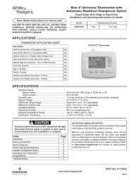 Reset the lockout code, unlock the keypad and reset. White Rodgers 1f85 0422 Thermostat User Manual Manualzz