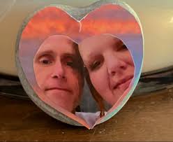 Finding heart shaped rocks and seeing hearts in clouds