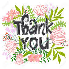 Clip art of the words thank you in red on a background of orange flowers. Thank You Card With Flowers Royalty Free Cliparts Vectors And Stock Illustration Image 101651658
