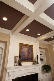 Discover the 12 types of ceilings for your home as well as access to all our ceiling design articles and photo galleries. Ceiling With Boxes Living Room Decor Traditional Ceiling Beams Ceiling Design