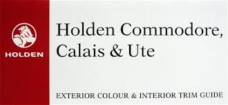 1977 Holden Paint Charts And Color Codes