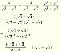 Rationalize Denominators Questions With Solutions