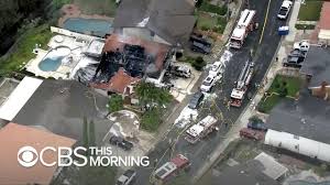 The crew may have reported failure of an engine prior to the accident. Plane Crashes Into California Family Home Kills 5 People Youtube