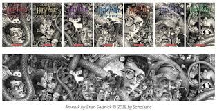 Brian Selznick S Covers For The Harry Potter Series Harry Potter Book Covers Harry Potter Gifts Harry Potter