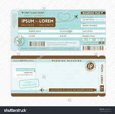 Flugticket selber basteln vorlage : Bordkarte Ticket Hochzeits Einladung Vorlage Stock Vektorgrafik Illustration 153302015 Shutterst Bordkarte Einladung Einladungsvorlage Einladungen Vorlagen
