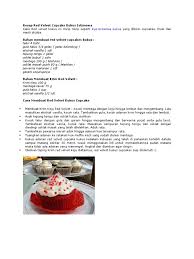 Red velvet muffins a red velvet take on a classic breakfast treat studded with white chocolate chips makes a great breakfast treat or afternoon pick me up! Resep Red Velvet Cupcake Kukus Istimewa