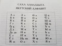 A, b, c, d, e ; File Sakha Alphabet Jpg Wikimedia Commons