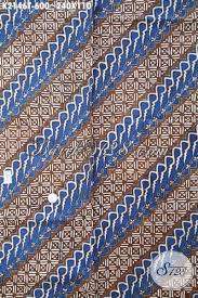 Batik lukis adalah proses pembuatan batik dengan cara langsung melukis pada kain putih. Batik Parang Halus Kombinasi Warna Biru Dan Coklat Produk Kain Batik Klasik Premium Proses Tulis Tangan Pas Banget Untuk Baju Formal Dan Seragam Kerja Pria Karir Sukses K2146t 240x110cm Toko Batik Online