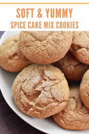 Spice Cake Mix Cookies Recipe Recipe In 2020 Cake Mix Cookie Recipes Cake Mix Cookies Pumpkin Spice Cookies Easy