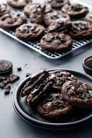 Cream Stuffed Chocolate Cookies N Cream Cookies Love And Olive Oil Recipe Cookies N Cream Cookies Chocolate Cookies Chewy Cookie