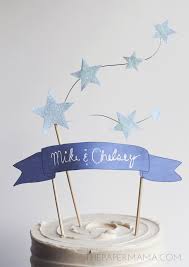 It's easy to make diy daisy cake toppers with toothpicks, skewers, foam. Star And Banner Cake Topper With Free Printables