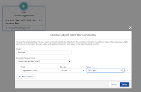 Flow Compare To A Formula In Choose Object And Filter Conditions Salesforce Developer Community