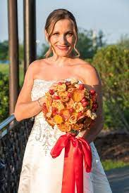 Cotton candy, candy floss, fairy floss. Brides Are Replacing Their Wedding Bouquets With Cotton Candy