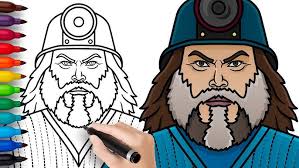 HOW TO DRAW STEVE (Jack Black)