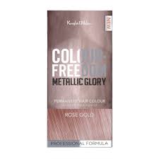 knight wilson color freedom metallic glory permanent hair color rose gold 4 7 fl oz hair color rose gold rose gold hair dye permanent hair color
