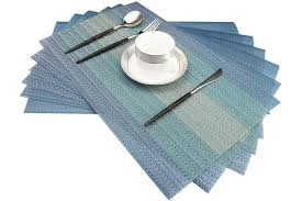 A customarily round design, this beaded stitch is an elevated technique and translates beautifully as an adornment for the table. 15 Best Placemats For Dining Table