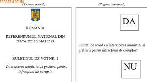 Aep a livrat prefecturilor buletine de vot de 2,3 milioane de lei. Cum Arata Buletinul De Vot De La Referendum 26 Mai 2019 Youtube
