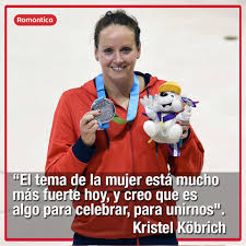 She was the country's flagbearer at the 2004 olympics, and also swam at the 2008 games, 2012 games and 2016 games. Radio Romantica Mujeresconpasion Kristel Kobrich Facebook