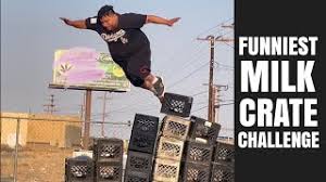 #milkcratechallenge, a new tiktok competition is trending on social media called the milk crate challenge. G3bypbgfzg4gqm