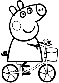 Ausmalbilder Peppa Wutz Fahrrad Ausmalbilder Kinder Kinderfarben Peppa Wutz Geburtstag