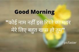 एक ताजगी, एक एहसास, एक खूबसूरती,एक आस, एक आस्था,एक विश्वास यही है एक अच्छे दिन की शुरुआत। Best Good Morning Images With Love Quotes In Hindi Whatsapp Dp Status Picfaster