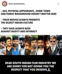 Kudos to dawn for discovering indian cinema is much more than hindi cinema at last! Sri Harsha On Twitter South Indian Heroes These Hero Movies Always Against Nudity Intimacy Adhipinisetty Nani Dhanush Ntr Yash Vikram Surya Raviteja Rajinikanth Maheshbabu Https T Co Guu9i2nacq