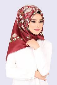 Modaselvim Esarp Bahar Cicekli Esarp Pi8147 Bordo Moda Esarp Esmerler