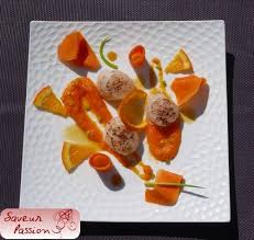 Cuisine Au Chalumeau Saint Jacques Brulee Carotte Orange Saveur Passion Saint Jacques Carotte Orange