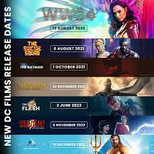 As of this writing, 2021 has six marvel movies (including sony and disney releases) and two dc movies on the calendar, while 2022 currently has five marvel movies and three dc movies. Gsc Getvaccinated On Twitter Check Out All The New Tentative Release Dates For Upcoming Dc Comics Film Which Film Are You Most Excited For Ww84 Suicidesquad Thebatman Blackadam Theflash Shazam2