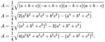 Heron S Formula Area Of A Triangle Knowing Lengths Of 3 Sides Algebraic Proof Steemit Algebraic Proof Formula Proof