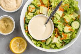 3 Ingredient Hummus Salad Dressing Recipe Hummus Salad Salad Dressing Hummus Salad Dressing Recipe