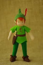 Peter Pan Waldorf Poupee Garcon Cadeau Pour Garcon Etsy Waldorf Doll Felt Toys Doll Gift