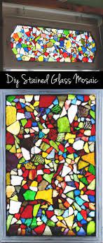 30 Stunning Diy Mosaic Craft Projects For Easy Decor Stained Glass Diy Diy Stained Glass Window Glass Mosaic Diy