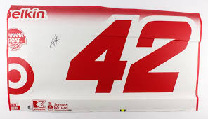 How to get free chassis set up sheets? Kyle Larson Signed Nascar 50 X 27 Race Used Sheetmetal Cup Series Car Door 42 Pa Coa Pristine Auction