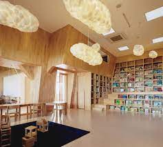 This Modern Montessori Kindergarten Will Make You Want To Head Back To School Kindergarten Interior Interior Design School Best Interior Design